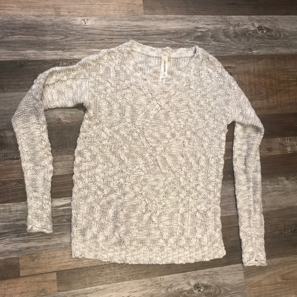 Aeropostale junior sweater XS grey